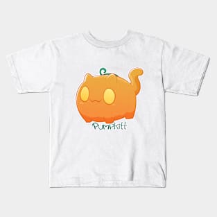 Pumpkitt the Pumpkin Cat Kids T-Shirt